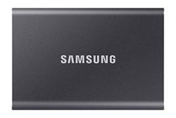 Samsung Memorie T7 MU-PC4T0T SSD Esterno Portatile da 4TB, USB 3.2 Gen 2, 10 Gbps, Grigio