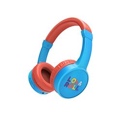 Energy Sistem LOL&Roll Pop Kids Bluetooth Headphones (Kinderen Draadloze Hoofdtelefoon Music Share, Bluetooth 5.1, 85 dB Volume Limit, Mic) - Blauw