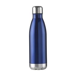 eBuyGB Unisex Adult Double Walled Metal Flask - Blue, 500 ml