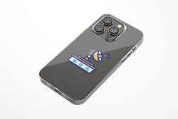 Bonateks, Custodia stampata digitale compatibile con iPhone 14 Pro Max, custodia protettiva, antiurto, silicone, flessibile, trasparente