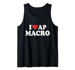 Me encanta AP Macro Camiseta sin Mangas