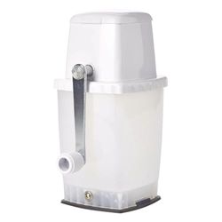 LOUIS TELLIER - Broyeur à Glace Blanc en Polypropylène - Ultra Stable avec Fixation Ventouse - Qualité Supérieure - Marque Française