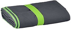 Playshoes Multifunzione Asciugamano da Bagno in Microfibra, Grigio 33 (Grey), 70 x 140 cm
