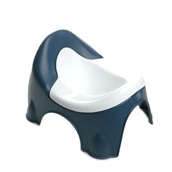 THERMOBABY - IDEO Pot - Kinderpotje - Schoonheidstrainingspot met uitneembare kom - Praktisch - Comfortabel - Vanaf 18 Maanden - Gemaakt in Frankrijk - Nachtblauw