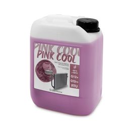 ERRECHOME Pink Cool, Pink Coolant and Antifreeze -20°C/+106°C, Formulation with 100% silanized Si-OAT inhibitor package, G12+, G12++, Ready to Use, 5 Litre