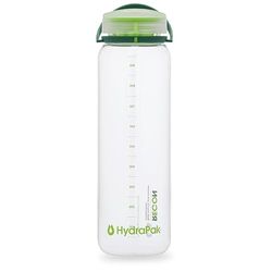 Hydrapak Unisex's RECON Vattenflaska, Klar/vergreen & lime, 1 liter