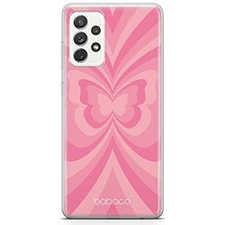 Babaco ERT GROUP mobile phone case for Samsung A33 5G original and officially Licensed pattern Butterflies 001 optimally adapted to the shape of the mobile phone, case made of TPU