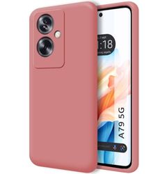 Tumundosmartphone Funda Silicona Líquida Ultra Suave para OPPO A79 5G Color Rosa