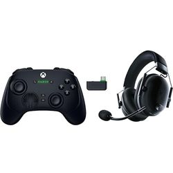 Razer Wolverine V3 Pro + BlackShark V2 Pro (Xbox) - (HyperSpeed Wireless, pulsanti d'azione tattili Mecha, stick analogici ad effetto Hall anti-drift, vibrazioni aptiche) Nero