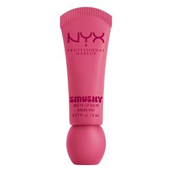 NYX Professional Makeup Balsamo Labbra Profumato, Labbra Morbide e Idratate, Effetto Soft Matte, Con Polvere di Riso di Mochi e Ceramidi, Smushy Matte, Tonalità: Swipe Sesh, 8 ml