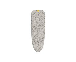 Joseph Joseph Ironing Board Cover 135 X 45Cm, Cotton With padded felt underlay- For Use With Glide Max, Ecru Scatter
