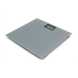 Omega OBSGR Báscula personal electrónica Rectángulo Gris - Báscula de baño (Báscula personal electrónica, 150 kg, 100 g, kg, lb, ST, Rectángulo, Gris)
