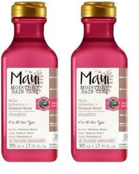 Maui Moisture Aloe Vera and Hibiscus Water Shampoo for dry fine hair 385ml (Pack of 2)