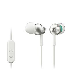Sony MDR-EX110APW Ecouteurs Intra-auriculaires avec Microphone - Blanc