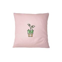 Bona Basics, Taie d'oreiller décorative Décoration de la Maison pour canapé, cafétéria, Taille: 60x60 cm, Couleur: Rose Clair