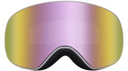 Dragon X2S Lunettes de ski pour homme avec verres bonus Blanc avec Lumalens Ion rose + Lumalens fumé foncé