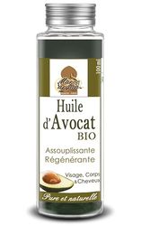 Huile d’Avocat BIO et naturelle - Peau et Cheveux - 100ml