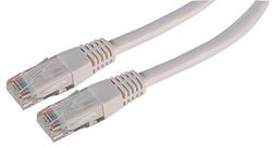 Ethernet-patchkabel, Cat6, RJ45, kontakt till kontakt, UTP, 1 m, vit