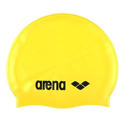 Arena Classic Silicone, Cuffia Unisex Adulto, Giallo (Yellow/Black), Taglia Unica