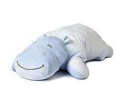 Uni-Toys - Cuscino di peluche a forma di cavallo (azzurro), ultra morbido – 60 cm (lunghezza) – Peluche KI-45766 blu
