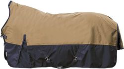 HKM Winnipeg paardendeken 2269 lichtbruin/donkerblauw 115