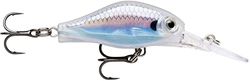 Rapala - Pesca Lure Shadow Rap Fat Jack - Costruzione di plastica - Pesca d'acqua dolce galleggiante - Profondità di nuoto 3m - Taglia 4 cm / 4G - Prodotto in Estonia - Albino Shiner