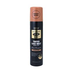 Wonder Lace Bond Tinted Lace Melt Aerosol Spray 100ml (Medium Brown) - Humidity Resistant, Quick-Drying, Lightweight, Long-Lasting Hold for Natural Lace Blend