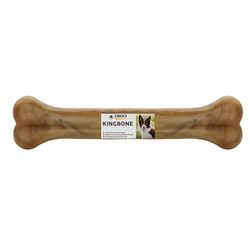 Croci King Bone - Osso per cani sfuso, Snack premio masticativo per cani in pelle bovina naturale, dental stick per la pulizia dei denti, 13 cm - 60 g