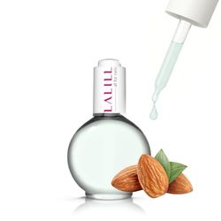 LALILL Olio per unghie 75ml - Olio di mandorle per la cura delle unghie - Olio per unghie per la cura delle cuticole - SPA Manicure Nail Design Mani - Vegan - Con Pipetta
