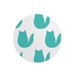 Questo Casa, Round Digital Printed Mouse Pad, Non-Slip Base, for Office and Home, Diameter:22cm