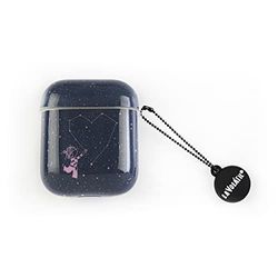 La Volátil Custodia sottile in TPU glitterata con design Stars per Apple Airpods. Compatibile con Airpods 1 e 2.