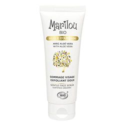 Marilou Bio - Gommage Visage Exfoliant Doux à l'Huile d'Argan bio - Formule bio - 99,4% d'ingrédients d'origine naturelle - Tous types de peaux - 75ml