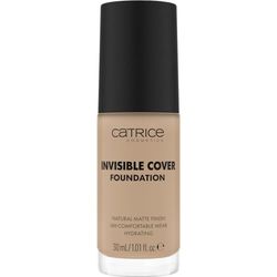 Catrice Invisible Cover Foundation, n. 017N, nude, idratante, a lunga durata, naturale, per pelle secca, vegana, senza olio, senza parabeni, senza particelle di microplastica, confezione da 1 (30 ml)