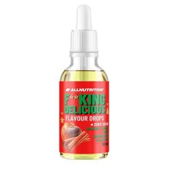 Allnutrition Fitking Delicious Flavour Drops, Baked Apple with Cinnamon - 50 ml.