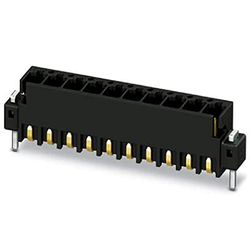 PHOENIX CONTACT MCV 0,5/14-G-2,54 SMD R56 PCB-connector, 0,5 mm² nominale doorsnede, 14 aansluitingen, MCV 0,5/..-G-SMD Artikelfamilie, 2,54 mm rastermaat, zwart, 315 stuks