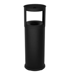 Asbak LT.25 zwart auoest