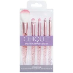 CHIQUE™ 5 PC Complete Face Set Pink Glitter