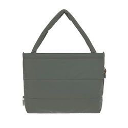 LÄSSIG Bolso cambiador para bebé con fijación para cochecito de bebé, color verde oliva