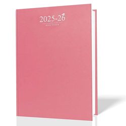 G4GADGET Agenda académica 2025-2026 para estudiantes, tamaño A5, vista semanal, color rosa