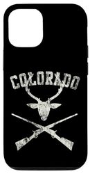 Carcasa para iPhone 14 Pro Vintage Colorado Deer Hunter Elk Hunter