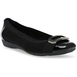 Anne Klein Femme Ulivera Ballerines, Noir, 39 EU