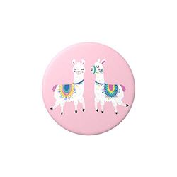 PopSockets PopGrip - Soporte y Agarre para Teléfonos Móviles y Tabletas con un Top Intercambiable - Llamalliance in Pink