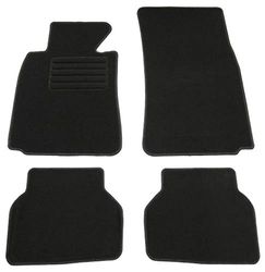 AD Tuning GmbH hg1822 Veludo ajuste suporte preto auto conjunto de tapetes tapetes tapetes Carpet Floor Mats