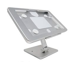 System-S Soporte de Mesa 360° con Cerradura para Microsoft Surface Go 2 y 3 en Gris