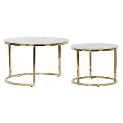 DKD Home Decor Lot de 2 Tables de Chevet, Estándar