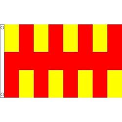 AZ FLAG - Bandera Condado De Northumberland - 150x90 cm - Bandera Northumberland County - Ingleterra 100% Poliéster Con Ojales de Metal integrados - 110g - Colores Vivos Y Resistente A La Decoloración