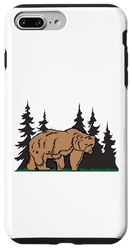 Carcasa para iPhone 7 Plus/8 Plus Elijo el oso divertido Un viaje en el bosque