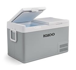 IGLOO ICF 80DZ Glacière à compresseur Dual Zone, 78 litres, 12/24 V et 230 V, mini-réfrigérateur -18 °C à 20 °C pour voiture, camion, bateau, camping-car et prise de courant.