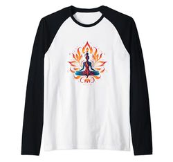 Yoga Armonía Zen Camiseta Manga Raglan