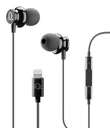 AQL Whirl | Auricolari in-ear con connettore Lightning - Dotati di remote control - Nero